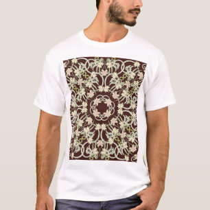 Camiseta Pequeno narciso, art nouveau.