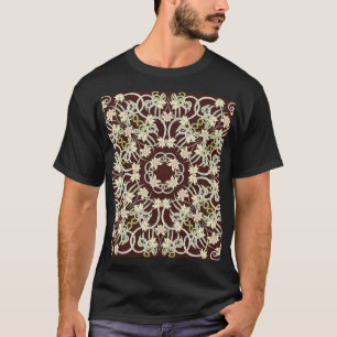 Camiseta Pequeno narciso, art nouveau.
