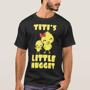 Camiseta Pequeno Nugget de Frango da Titi Tia Nuggies Aunti
