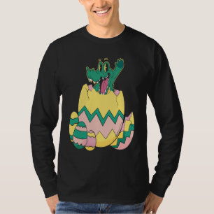 Camiseta Pequeno Ovo de Crocodilo Vida Selvagem Réptil Jaca