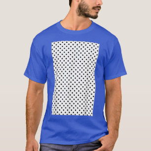 CAMISETA PEQUENO PADRÃO GEOMÉTRICO POLKADOT DE 1980 BRANCO