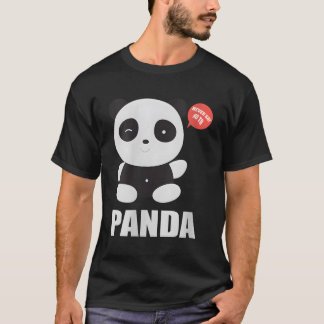 Camiseta Pequeno Panda Nunca Diz Não A Panda