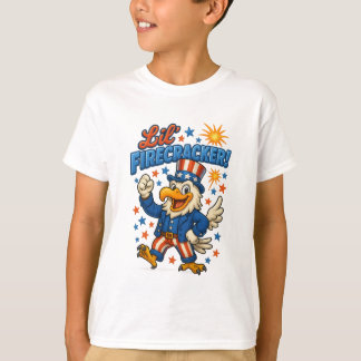 Camiseta Pequeno Pássaro de Fogo Águia da Liberdade Clássic