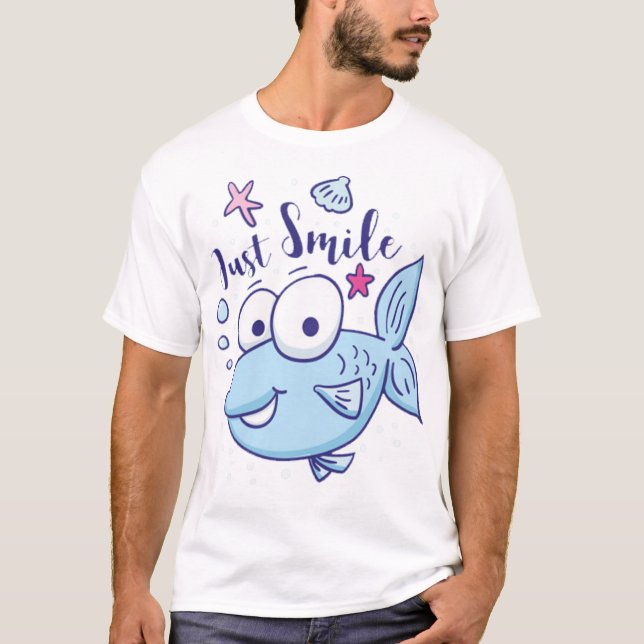 Camiseta Pequeno peixe bonito (Frente)