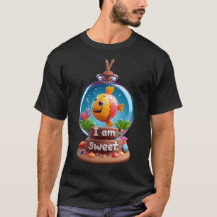 Camiseta Pequeno peixe doce "Eu sou doce"