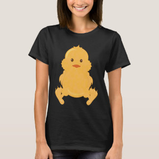 Camiseta Pequeno pintinho amarelo