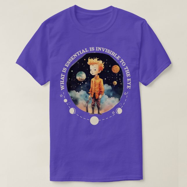 Camiseta Pequeno Príncipe Le Petit livros infantis 5 (Frente do Design)