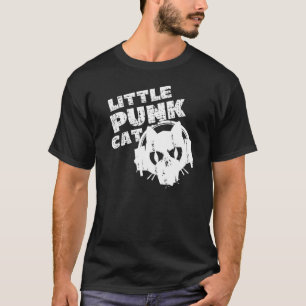 Camiseta Pequeno Punk Gato Fogueiro Mohawk Punker