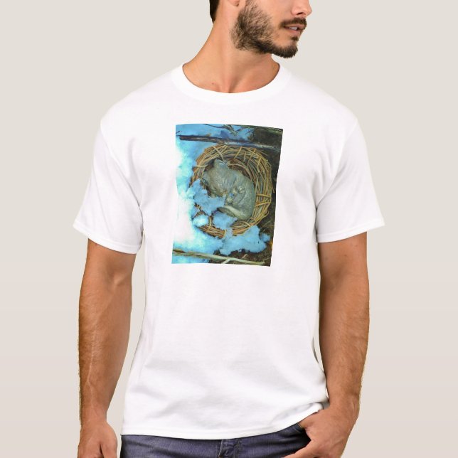 Camiseta Pequeno rato na neve (Frente)