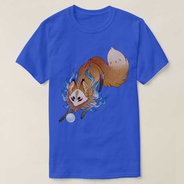 Camiseta Pequeno Sabp TeaKitsune Fox Yokai (Frente do Design)