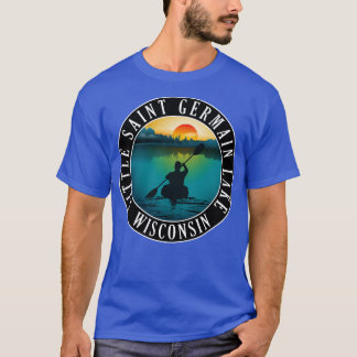 Camiseta Pequeno Santo Germain Lake Wisconsin Kayaking