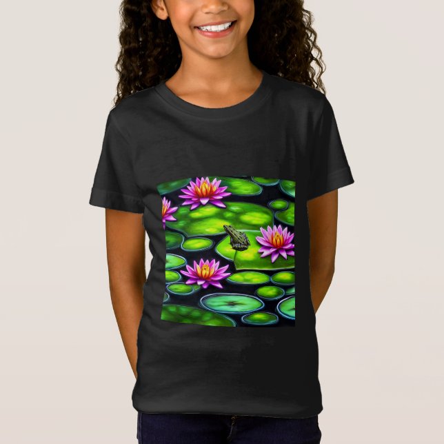 Camiseta Pequeno Sapo no Lily Pad (Frente)