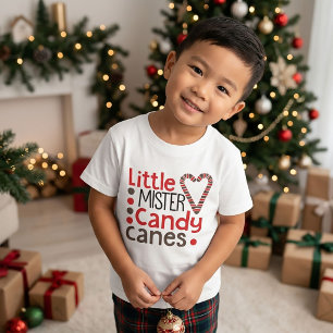 Camiseta Pequeno Senhor Bengalas de Natal
