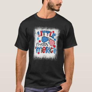 Camiseta Pequeno Senhor Merica Patriótico 4º De Jul