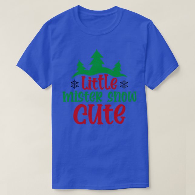 Camiseta Pequeno Senhor Neve (Frente do Design)