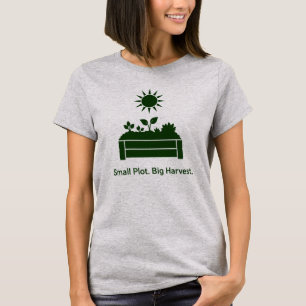 Camiseta Pequeno Terreno Grande Colheita Jardineiro Urbano 