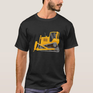 Camiseta Pequeno Trabalhador - Traço de Escavador de Bulldo