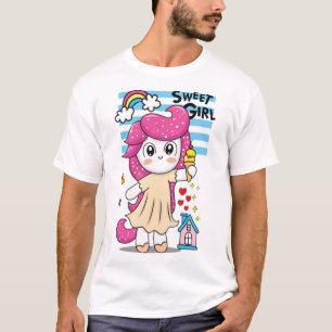 Camiseta Pequeno unicórnio bonito 2