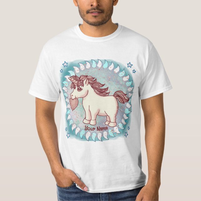 Camiseta Pequeno Unicórnio do Amor (Frente)
