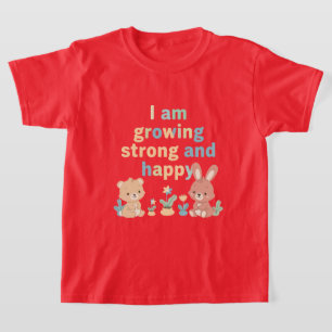 Camiseta Pequenos Aprendizes Felizes Mensagem de Cresciment