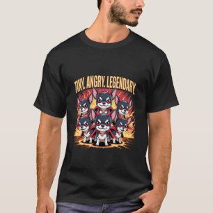 Camiseta Pequenos Cães Diabos Esquadrão Fogo do Inferno Chi