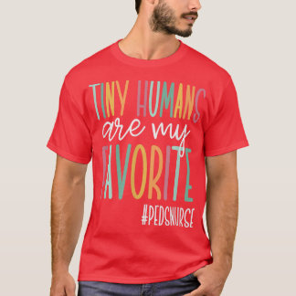 Camiseta Pequenos Humanos São Meus Enfermeiros De Peds Favo