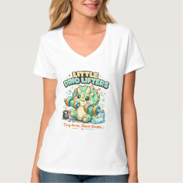 Camiseta Pequenos Levantadores de Dinossauros 8KG | Braços