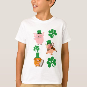 Camiseta Pequenos músicos de Dia de São Patrício