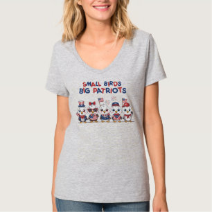 Camiseta Pequenos Pássaros Grandes Patriotas
