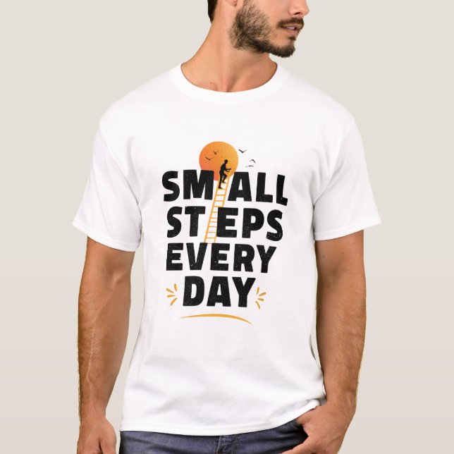 Camiseta Pequenos Passos Todos os Dias (Frente)