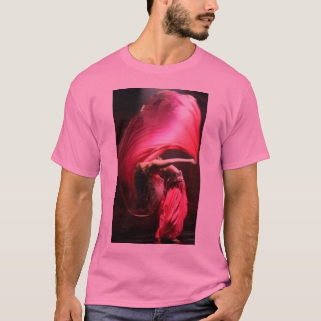 Camiseta Pequenos vels dobro cor-de-rosa de Jamilla (Frente)