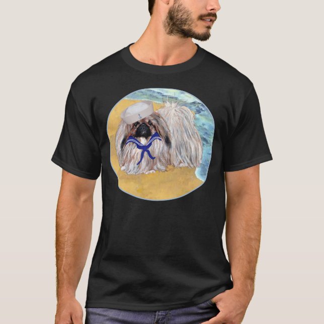 Camiseta Pequinês de Uniformes de Marinheiro (Frente)