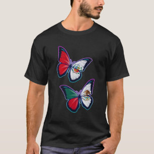 Camiseta Per㺠e México - Borboleta das Raízes Agrícolas Ve