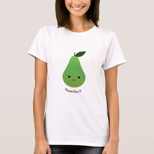 Camiseta Pera Branca e Funny Pearfect (Frente)