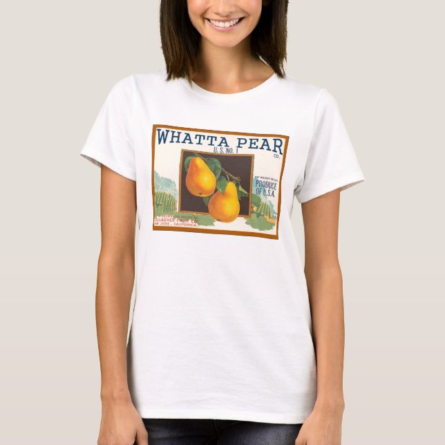 Camiseta Pera de WHATTA (Frente)