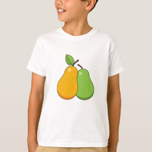 Camiseta Peras Amarelas e Verdes