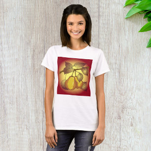Camiseta Pêras Em Uma Árvore