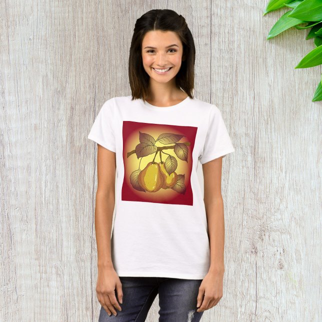 Camiseta Pêras Em Uma Árvore (Criador carregado)