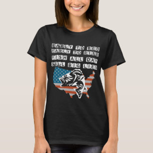 Camiseta Perca-de-cabeça-chata-do-Natal