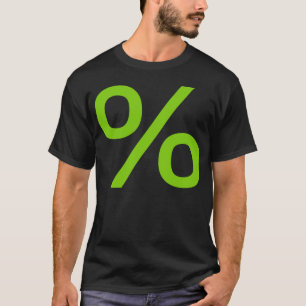 Camiseta Percentagem - Verde marciano