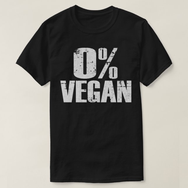 Camiseta Percentual Zero de CHURRASCO Vegan Barbeque Grilin (Frente do Design)