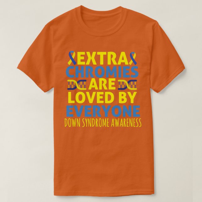 Camiseta percepção da síndrome de down (Frente do Design)