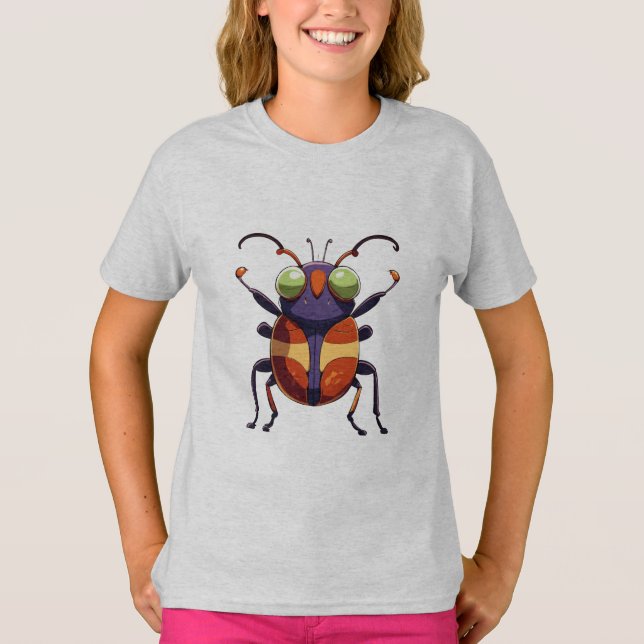 Camiseta Percevejo Colorido  (Frente)