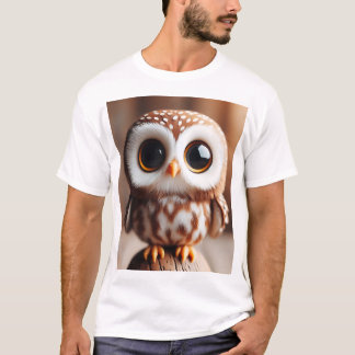 Camiseta Perched Wonder — Whimsical Little Owl