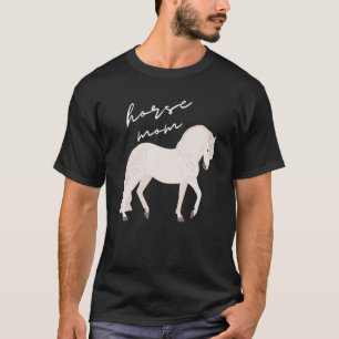 Camiseta Percheron Horse Mãe Para Mulheres
