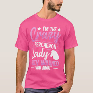 Camiseta Percheron Horse Riding Design para uma viagem Perc