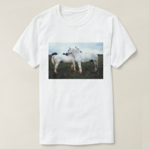 Camiseta Percherons Cultivando Um Ao Outro