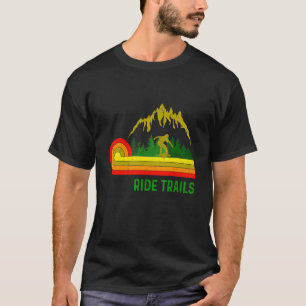 Camiseta Percorrer trilhas Onewheel Retro Vintage One Wheel