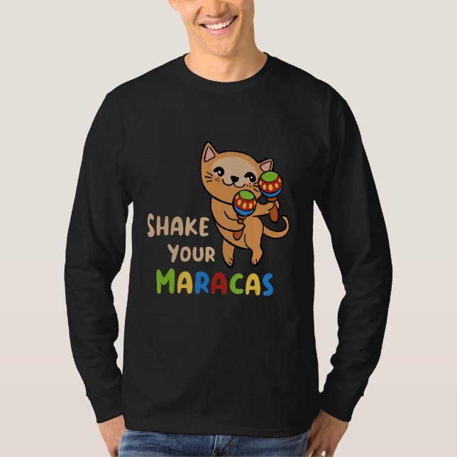 Camiseta Percussion Maracas Drummer Drummer Trava 3 (Frente)