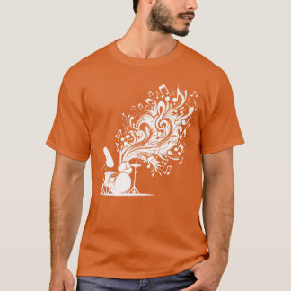 Camiseta Percussion Sheet Music Sound Epload para Música pa